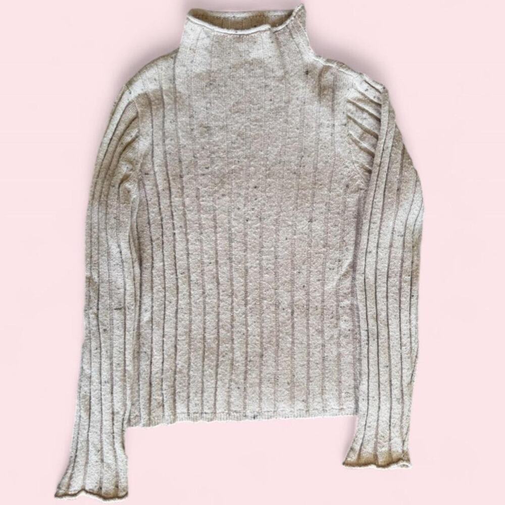 Madewell blush pink turtleneck sweater